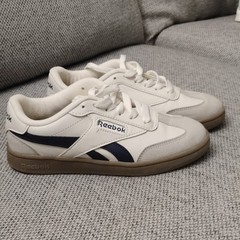 Reebok 30252YCD White Gray Navy Unisex Kids Athletic US 2K EU 32.5