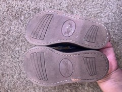 FOOTMATES Danielle Double-Buckle Mary Jane English Dark Brown Flats Sz 7