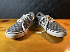 Vans Doheny Black & White Checker Skate Shoes Youth Size 5.0 Checkerboard
