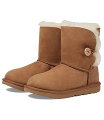 [1017400K-CHE] Kids UGG K BAILEY BUTTON II Size 6 EUC Box Chestnut