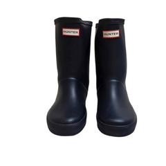 Hunter Kids First Classic Rain Boots Navy Blue Waterproof Toddler 11B 12G UK 10