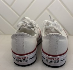 CONVERSE Kids Youth Size 13 Chuck Taylor All Star Eva Lift Canvas OX WHITE NEW