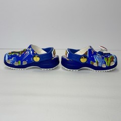 Crocs Sonic the Hedgehog Kids Blue Classic Clog With Jibbitz Charms Size C 5