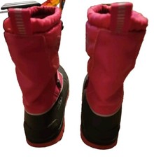 KEEN Snow Boots Kids Troll Winter Insulated Waterproof Fuchsia Pink Size 4
