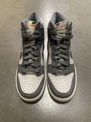 NEW Nike Dunk High Two Tone Tumbled Grey SB NCAA RARE 2021 DM1028-001 Sz 5.5