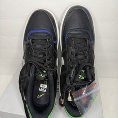 NIKE AIR FORCE 1/1 Black Metallic Silver DH7341 001 (GS) Youth size 6Y