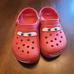 Lighting McQueen Crocs Kids Size 13c Disney Pixars Cars DO NOT LIGHT UP