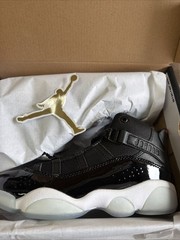 ⚡️JORDAN 6 RINGS (PS) BLACK GYM/RED-WHITE (Size 1Y) 323432064