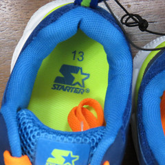 Starter Kids Breathable Mesh Ligthweight Sneakers In Blue Size 13