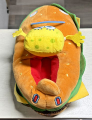 SpongeBob & Patrick Patty Wagon Plush Slippers Size 6 Unisex Kids
