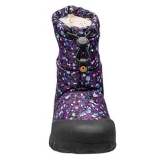 Bogs B-Moc Snow Little Textures Kid’s Winter Boots, Purple Multi, K4