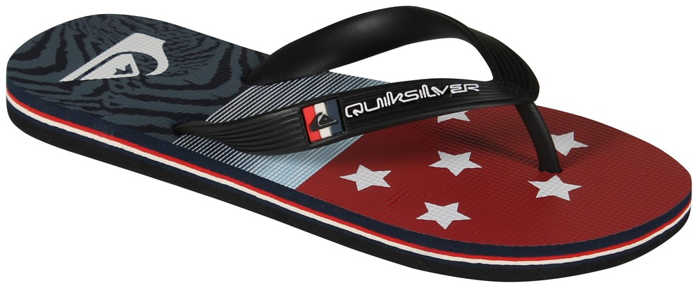 Quiksilver Boy’s Molokai 4th Sandal – Blue 2 – New