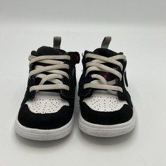 Kids Jordan 1 Low Alt White Black Matte Silver Size US 7C (NO BOX) Lightly Used