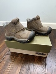 Keen Size 8 Kootenay WP Toddler Hiking Boot Dark Earth/Spectra Yellow