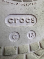 CROCS LILAC CLOGS WITH CHARMS-CARTOON CHARMS SZ C13