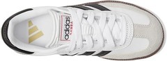 adidas Samba Indoor Sneaker, White/Black/Gum, 12.5 US Unisex Little Kid – NEW