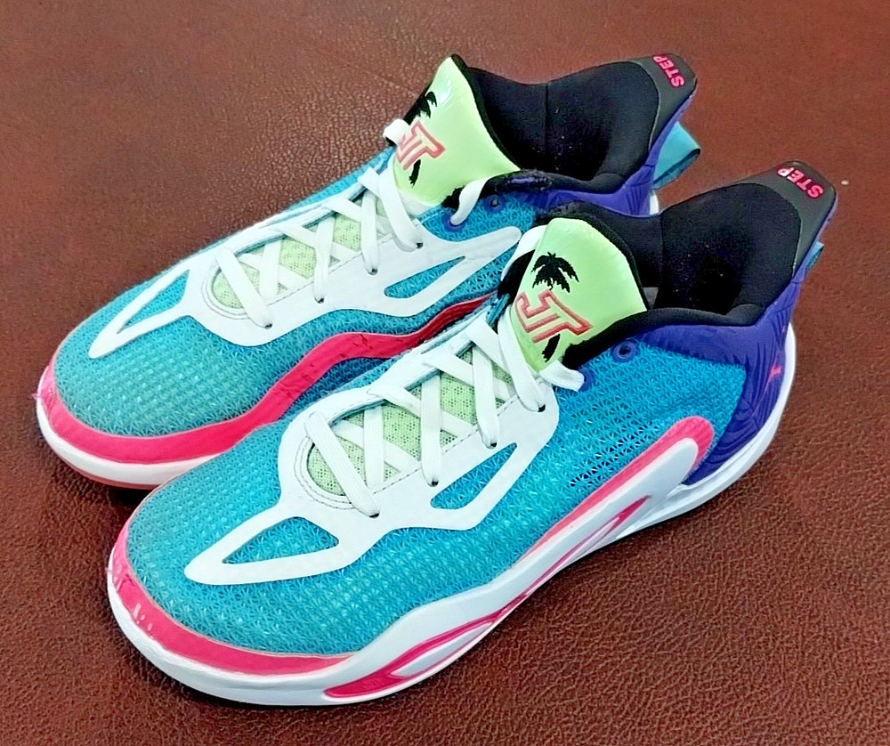 Nike Jordan Tatum 1 Wave Runner GS Lagoon Pulse/Pink FV0172-400 Kids Shoes 4.5Y