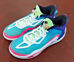 Nike Jordan Tatum 1 Wave Runner GS Lagoon Pulse/Pink FV0172-400 Kids Shoes 4.5Y