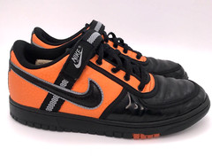 NIKE Shoes Black Orange Vandal Low GS Youth Size 6.5 Youth Blaze 314675 801