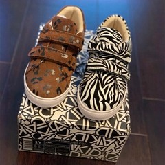 AKID Axel Unisex Kids 1Y Hook & Loop Low Top Animal Print Sneakers