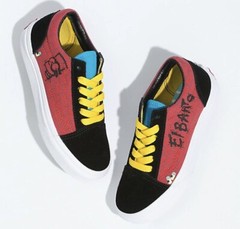 Vans Old Skool Simpsons El Barto Kids Size 2 Brand New Bart Simpsons