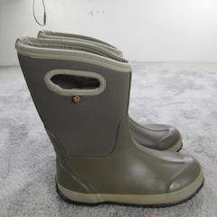 Bogs Classic Matte Snow Boots Youth Size 6 Gray Waterproof Winter 72328-050
