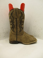 Double Barrel Kids Cowboy Western Rodeo Boots Brown Size 12.5