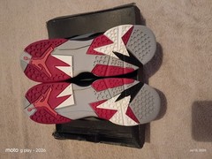 Jordan Air Jordan 7 Retro GG Unisex Kids 8.5Y Black/Gray/Red 442960-008