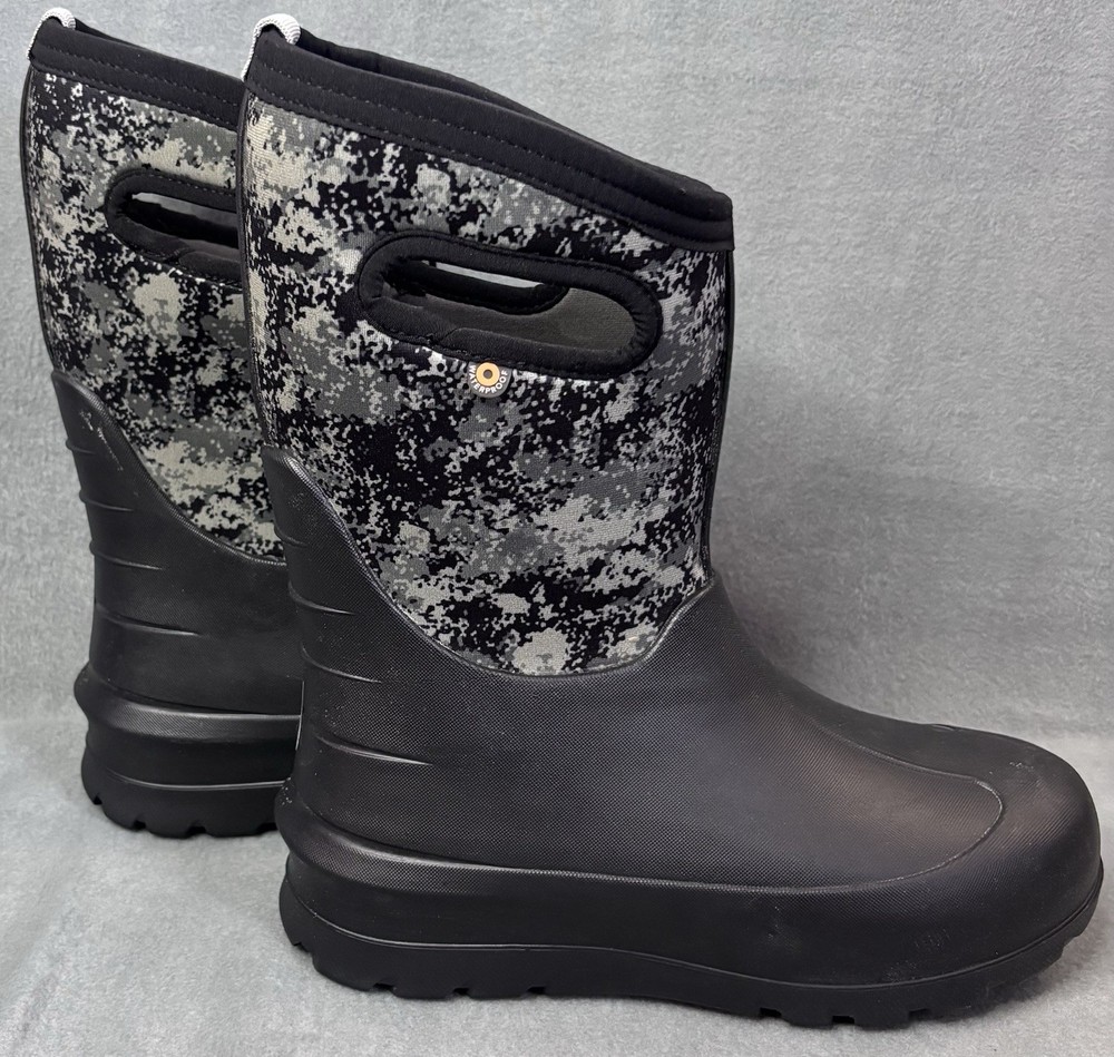 Bogs Neo Classic Mid Camo Winter Boots Youth Size 5 Waterproof Insulated