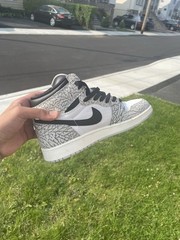 Nike Air Jordan 1 Retro High OG Shoes „Elephant Print“ FD1437-052 GS Sz 6