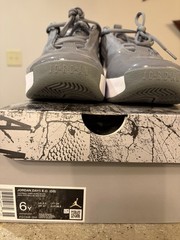 Jordan Day1 E.O. (GS) Gray/White Basketball Sneakers Kids 6Y FREE SHIP