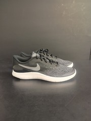 Nike Flex Contact running shoes in a black and grey Kids Size 7Y NWOB (559)