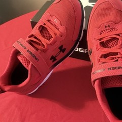 Under Armour UA BINF Assert 9 AC Boy Shoes US Size 2Y Red White Black