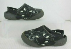 Kids CROCS Marvel Black Panther Clogs Fun Lab Big Kid Sz J1 Costume Shoes Disney