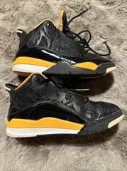 Nike Air Jordan Dub Zero Black University Gold DV1359-017 Size 12C Toddler