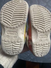 Crocs Classic Clogs Primary Rainbow Tie Dye Kids Clogs Size Childrens 7