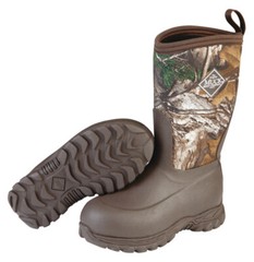 Muck Kid’s Rugged II Boot – Brown/Realtree EDGE