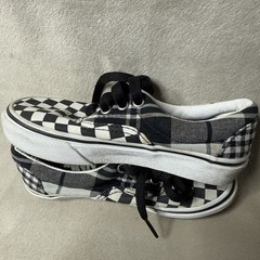 Vans Checkered Black White Old Skool Skate Shoes Sneakers Kids Size 12