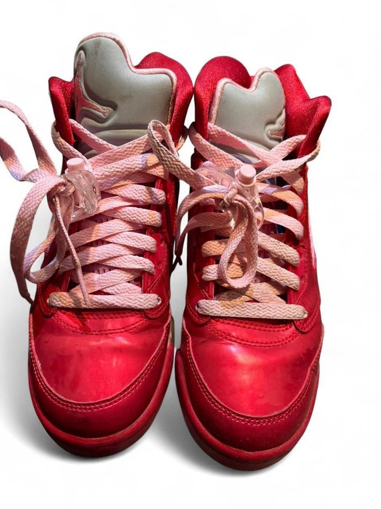 Jordan Air Jordan 5 Retro Valentine’s Day GS Red Pink High-Top Kids Sneakers
