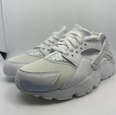 654275-110 (GS) Size 5 Youth Nike Huarache Run White/White-Pure Platinum-NIB