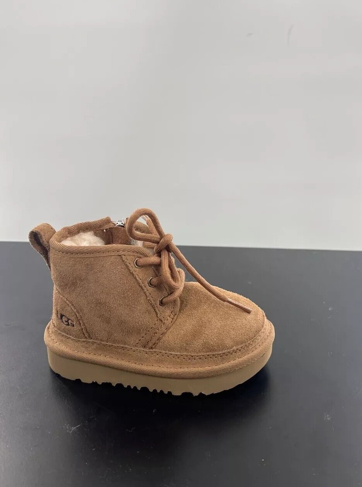 UGG Neumel II Boots Chestnut Suede 1017320T Kids Size 7