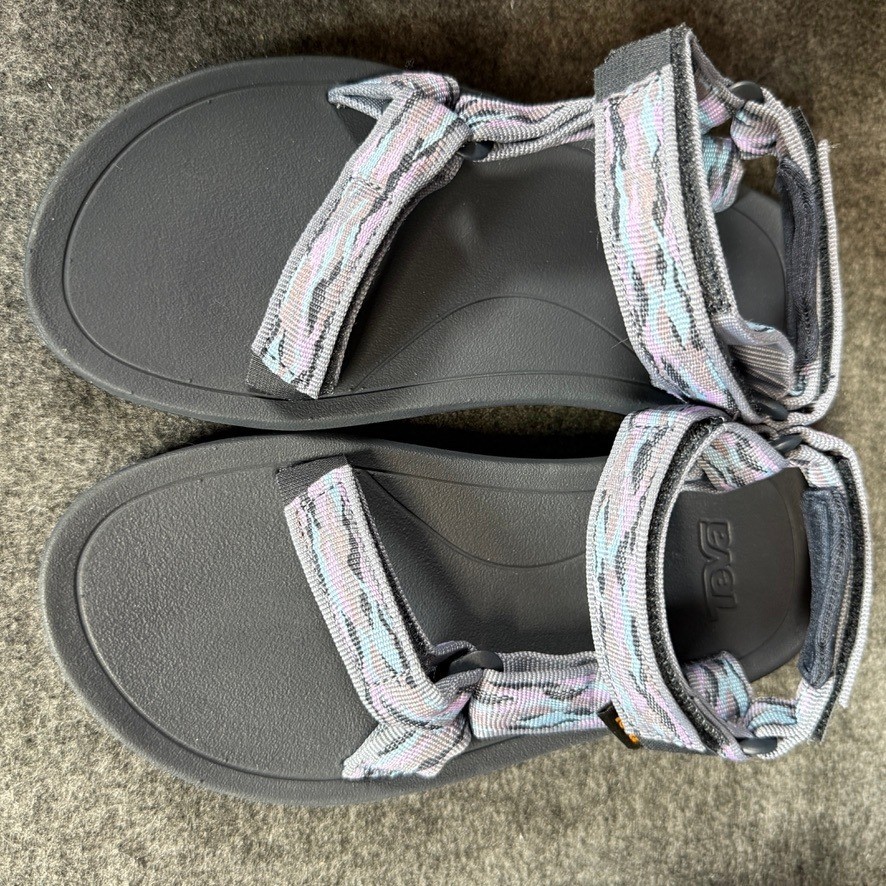 Teva Hurricane XLT 2 Kids Sandals Grey Multi Color Sport Hiking 1019390C Size 2