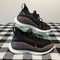 Under Armour Curry 8 “Beautiful Flow” Knit Suede Basketball Shoes Sneakers Size