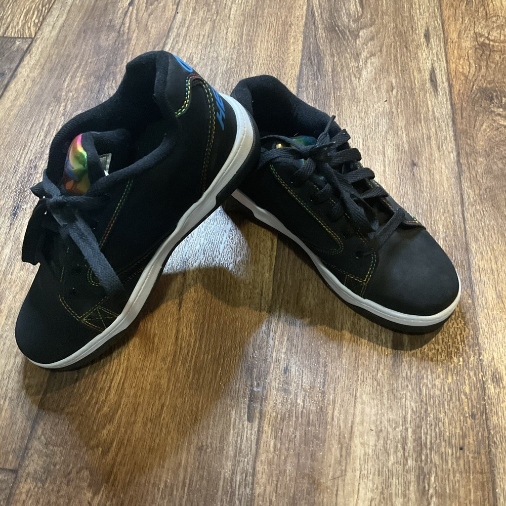 Heelys Propel Unisex Youth 6 Black Rainbow Foil Skate Roller