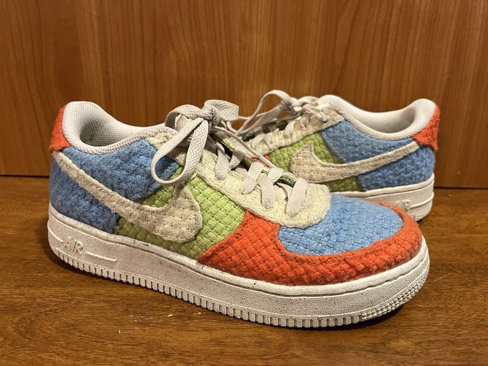 Nike Air Force 1 Low Hemp Next Nature Shoes Boys Size 5.5Y Women 7 DV2192-400