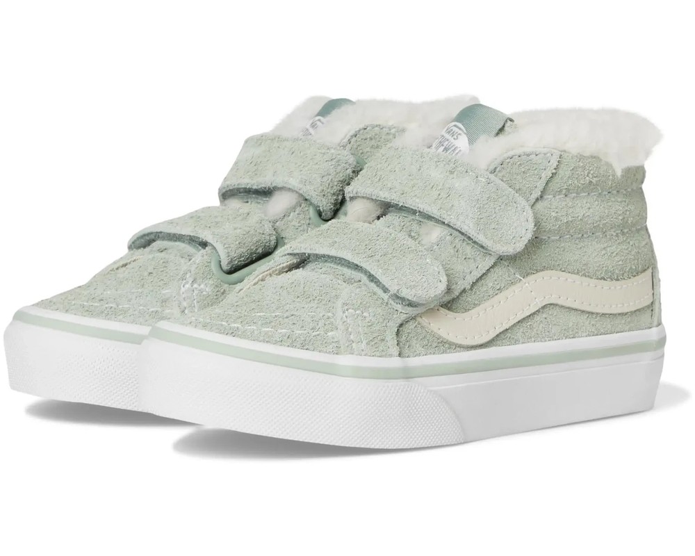 Vans Sk8-Mid Reissue V (Little Kid) – Mid-Top Hook & Loop Skate Shoe