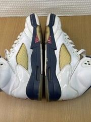Air Jordan 5 Retro GS Olympic 440888 103 White, Red & Blue Youth Size 6.5Y