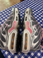 Kids Nike Air Max Plus GS Trainers CD0609 008 Grey/Pink Size US 4.5Y