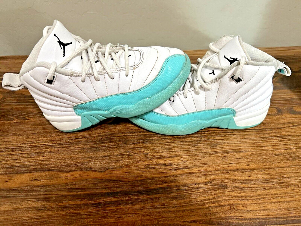 🔥Jordan 12 🔥 Flu Game 🔥 White/Mint Green 1y – Same day shipping