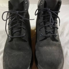 Timberland Premium 6″ Waterproof Combat Boot Black Kids Size 5 Lace Up 12907